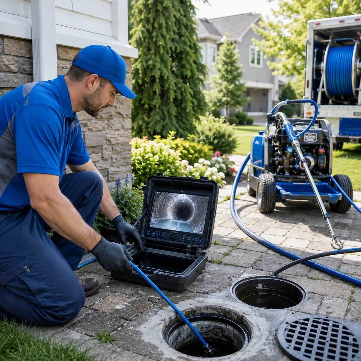 Outdoor drain cleaning professionals serving Tucker, AR